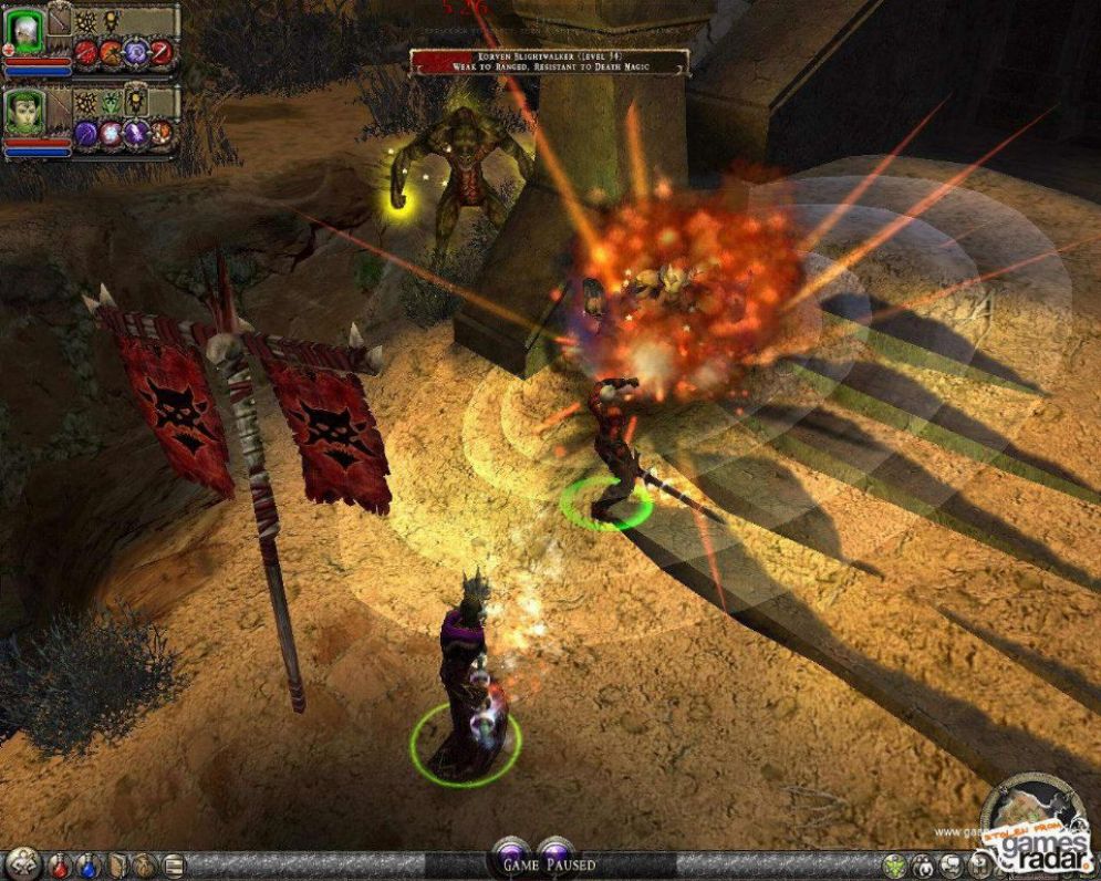 Screenshot ze hry Dungeon Siege II: Broken World - Recenze-her.cz