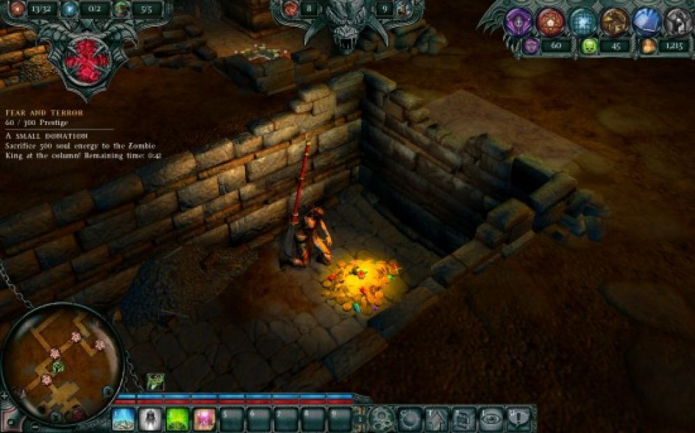 Screenshot ze hry Dungeons - Recenze-her.cz