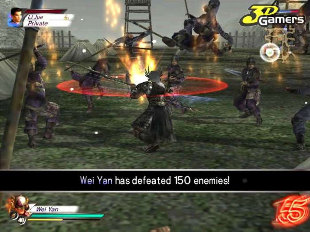 Screenshot ze hry Dynasty Warriors 4: Hyper - Recenze-her.cz