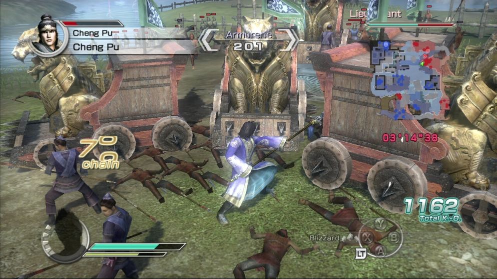 Screenshot ze hry Dynasty Warriors 6: Empires - Recenze-her.cz