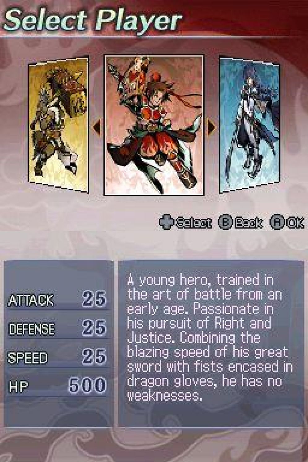 Screenshot ze hry Dynasty Warriors: Fighters Battle DS - Recenze-her.cz