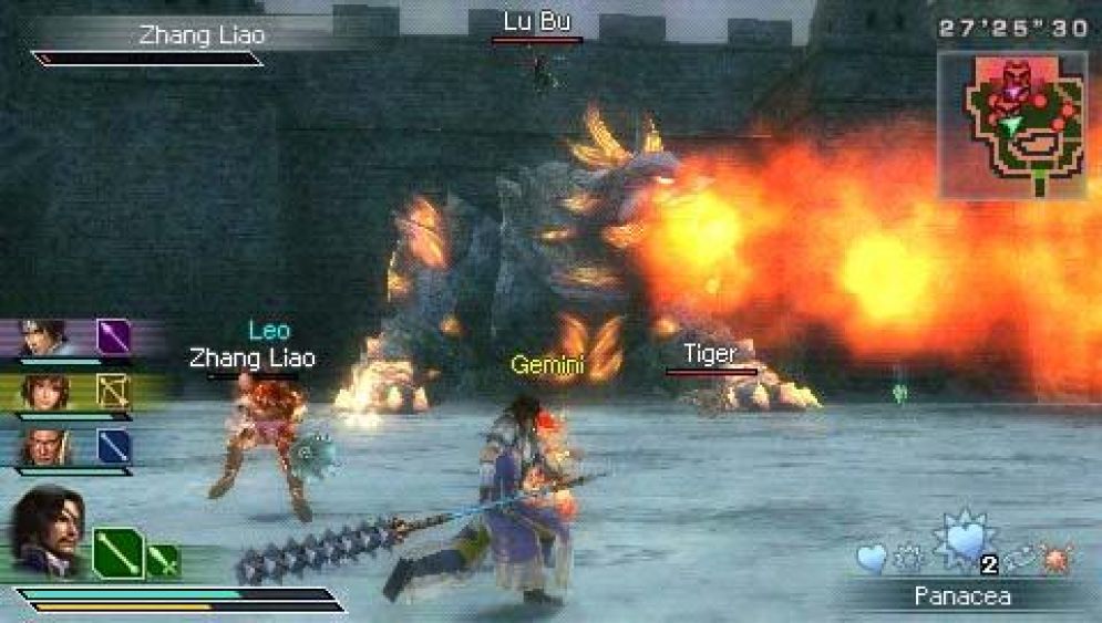 Screenshot ze hry Dynasty Warriors: Strikeforce - Recenze-her.cz