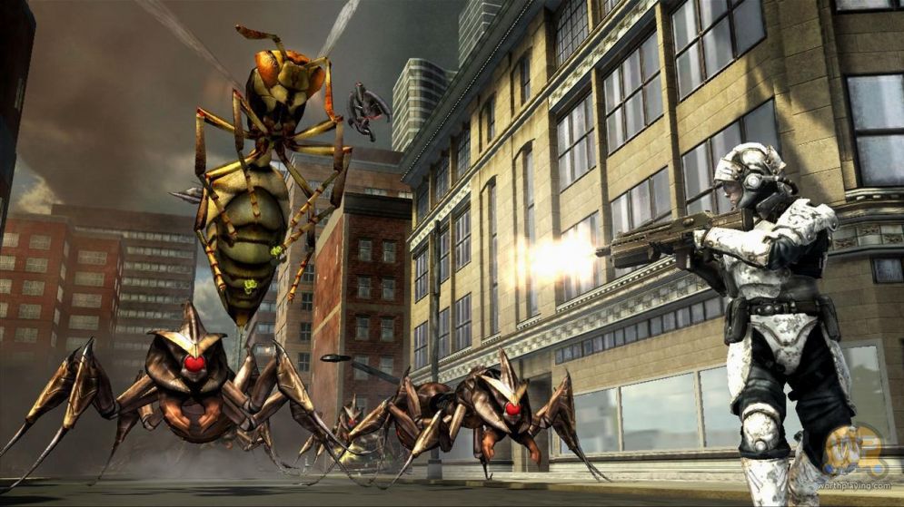Screenshot ze hry Earth Defence Force: Insect Armageddon - Recenze-her.cz