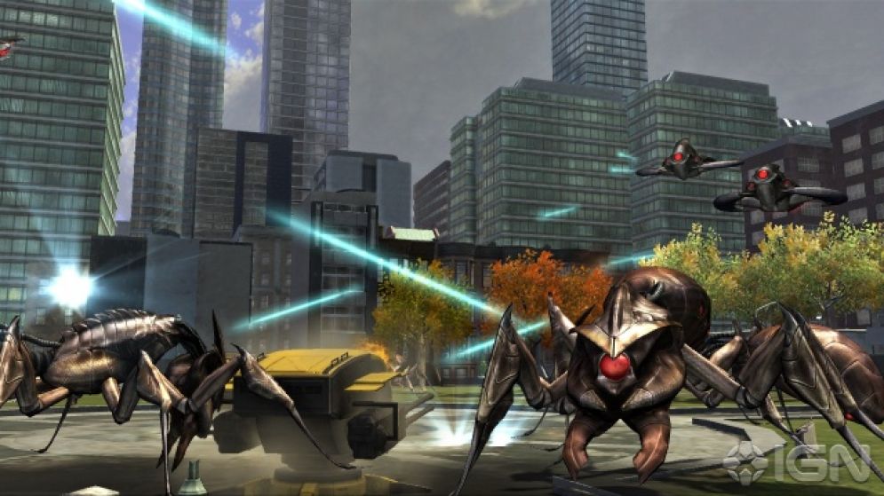 Screenshot ze hry EDF: Insect Armageddon - Recenze-her.cz