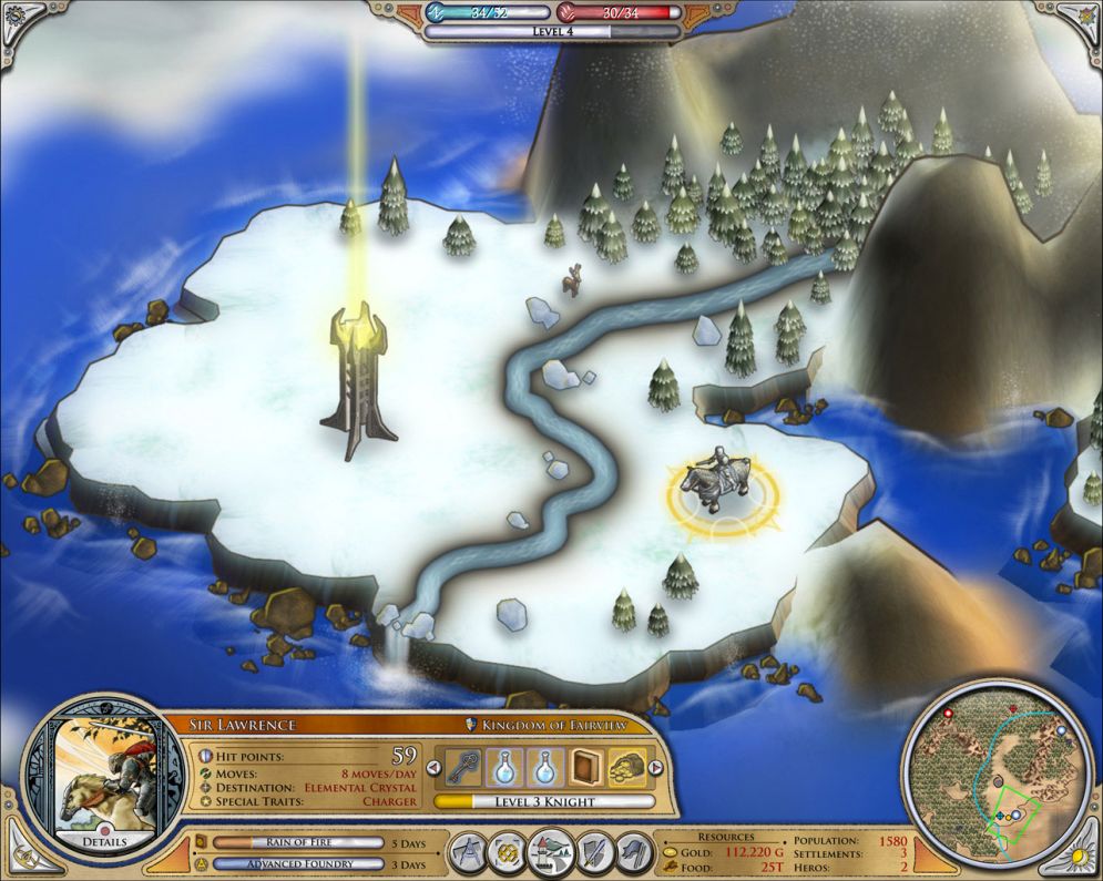 Screenshot ze hry Elemental: War of Magic - Recenze-her.cz