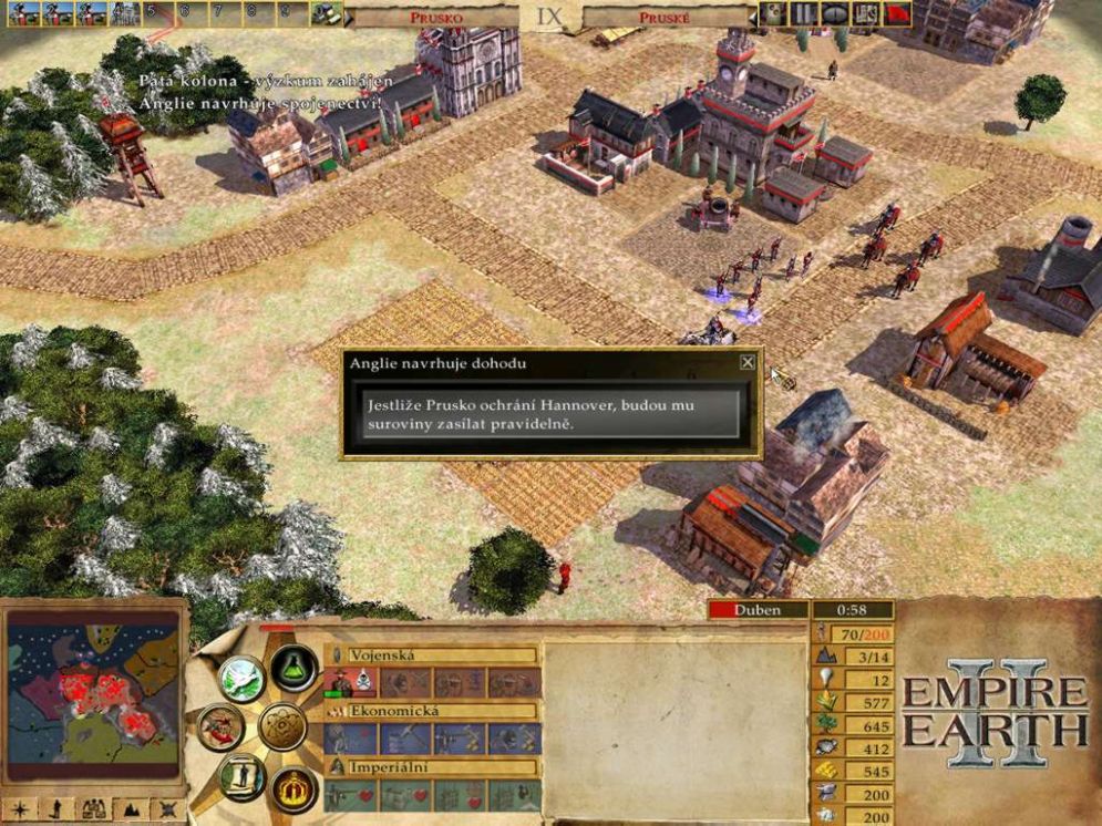 Screenshot ze hry Empire Earth II - Recenze-her.cz