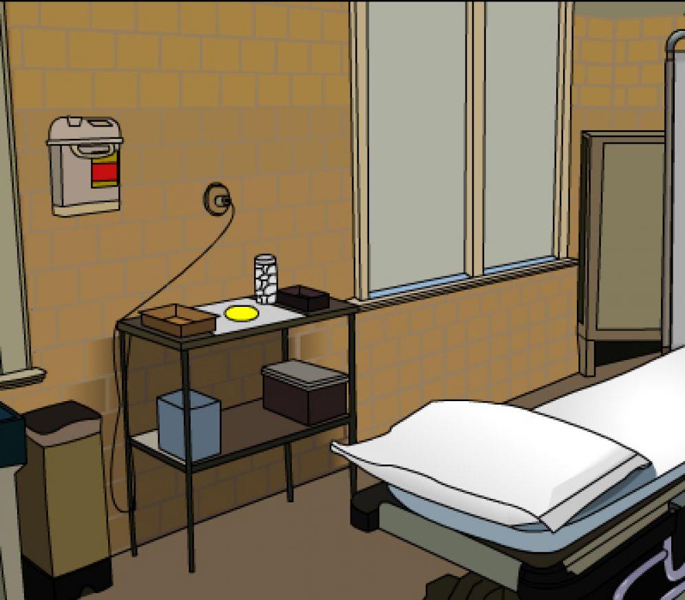 Screenshot ze hry Escape the Health Center - Recenze-her.cz