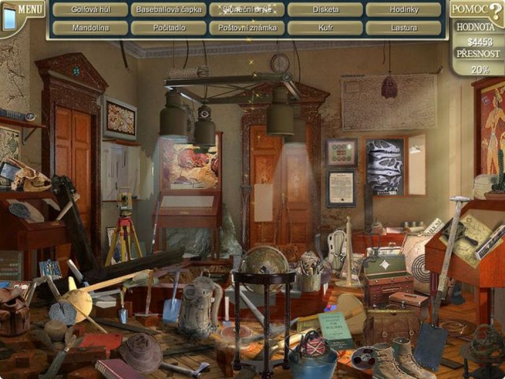 Screenshot ze hry Escape the Museum - Recenze-her.cz