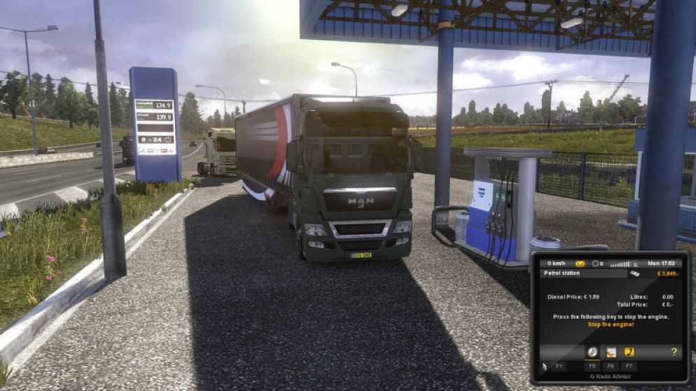 Screenshot ze hry EURO TRUCK Simulator 2 - Recenze-her.cz