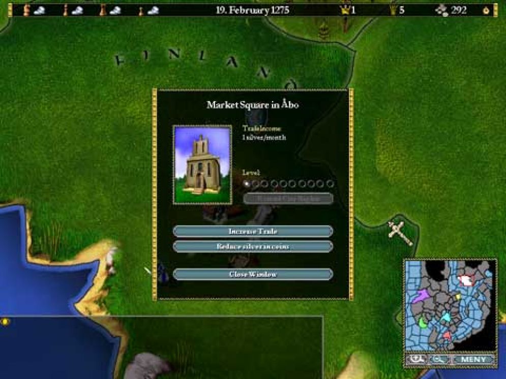 Screenshot ze hry Europa Universalis: Crown of the North - Recenze-her.cz