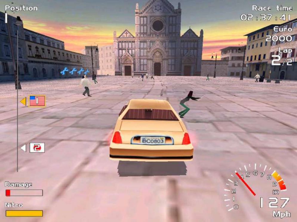 Screenshot ze hry Europe Racer - Recenze-her.cz