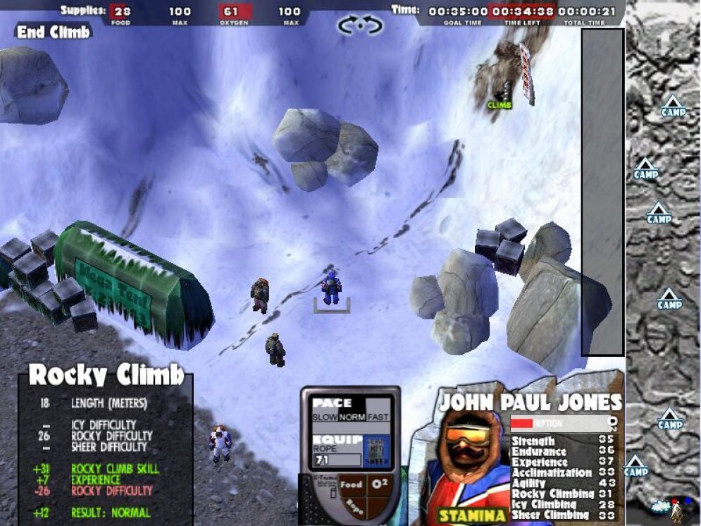 Screenshot ze hry Everest  - Recenze-her.cz