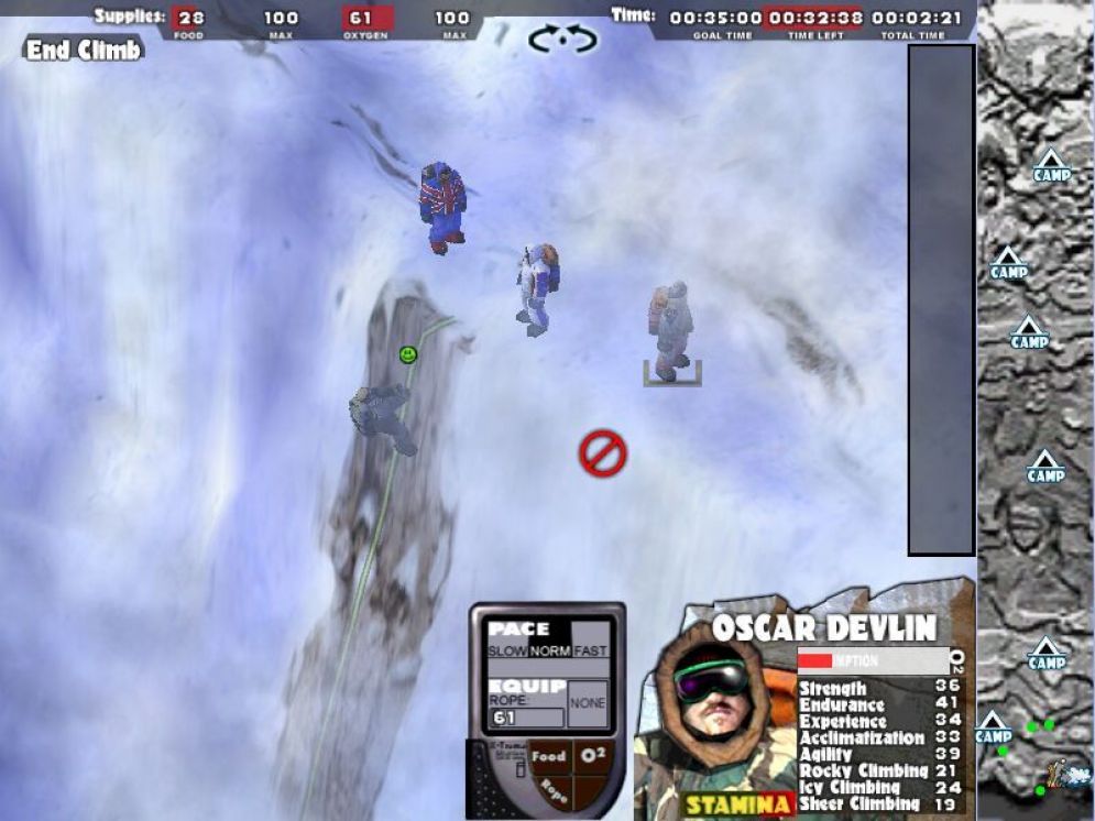 Screenshot ze hry Everest  - Recenze-her.cz
