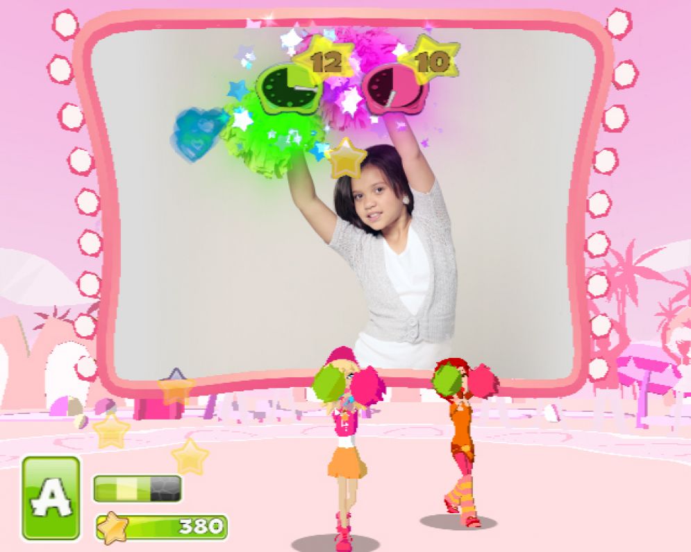 Screenshot ze hry EyeToy Play: PomPom Party - Recenze-her.cz