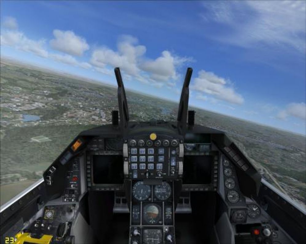 Screenshot ze hry F-16 Fighting Falcon X - Recenze-her.cz