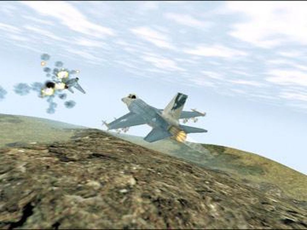 Screenshot ze hry F-16 Multirole Fighter - Recenze-her.cz