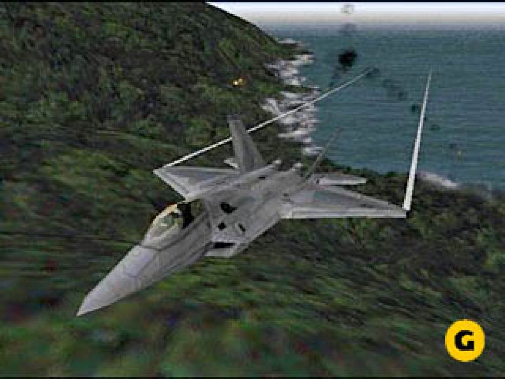 Screenshot ze hry F-22 Raptor - Recenze-her.cz