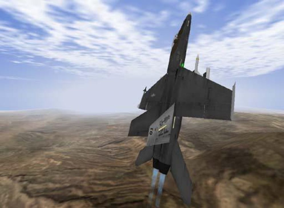 Screenshot ze hry F/A-18 Operation Iraqi Freedom - Recenze-her.cz