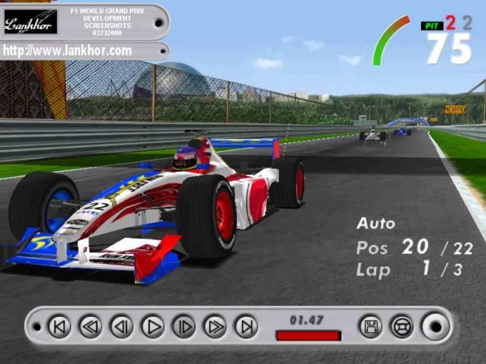 Screenshot ze hry F1 World Grand Prix - Recenze-her.cz