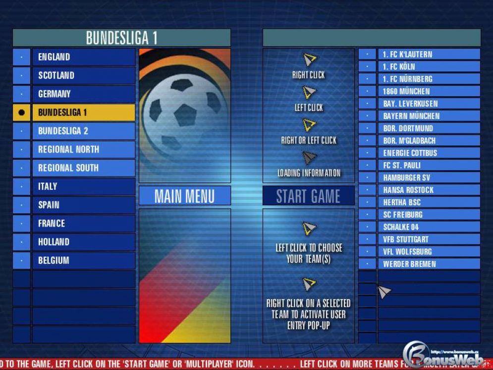 Screenshot ze hry FA Premier League Manager 2002 - Recenze-her.cz