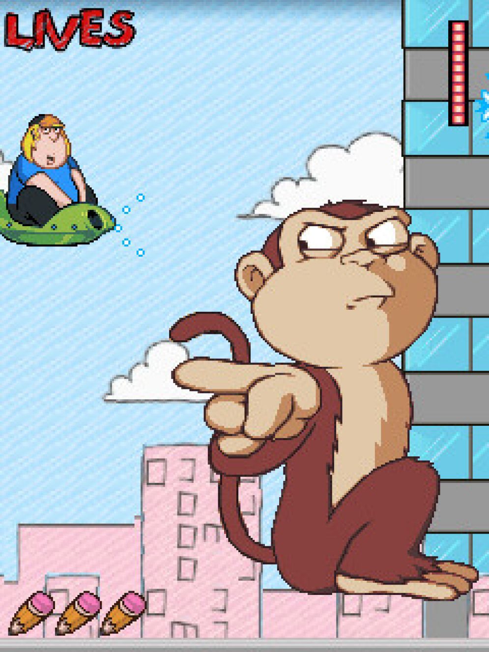 Screenshot ze hry Family Guy: Uncensored - Recenze-her.cz