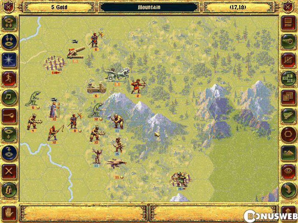 Screenshot ze hry Fantasy General - Recenze-her.cz