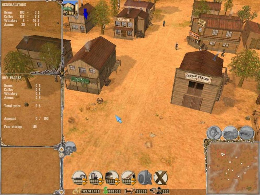 Screenshot ze hry Far West - Recenze-her.cz