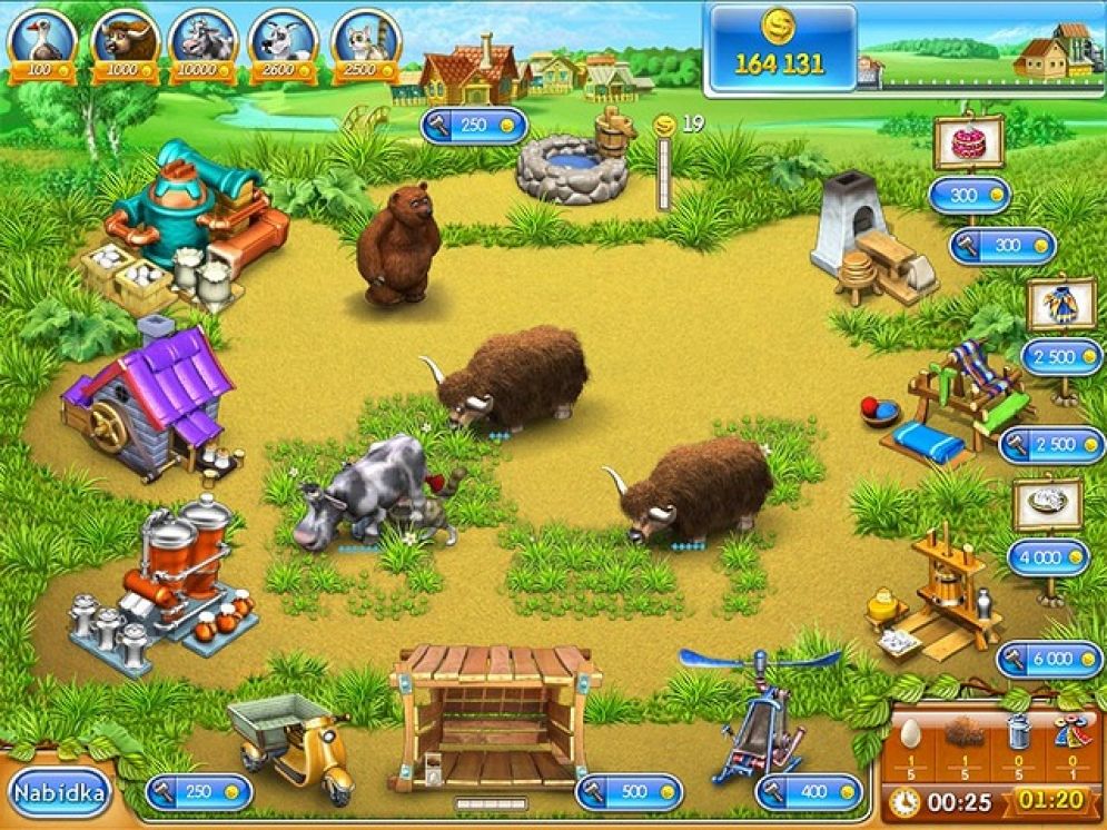 Screenshot ze hry Farm Frenzy 3 - Recenze-her.cz