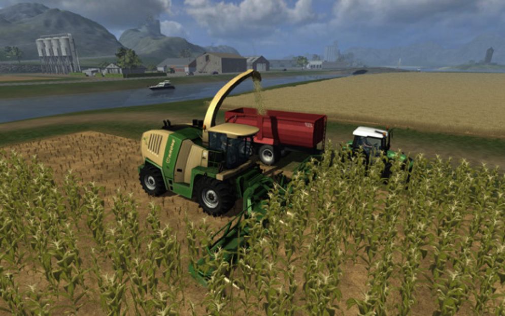 Screenshot ze hry Farming Simulator 2011 - Recenze-her.cz