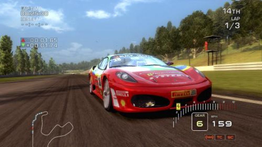 Screenshot ze hry Ferrari Challenge Trofeo Pirelli - Recenze-her.cz