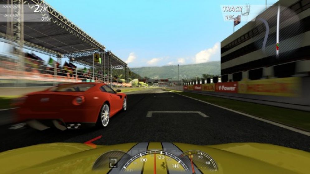 Screenshot ze hry Ferrari Virtual Race - Recenze-her.cz