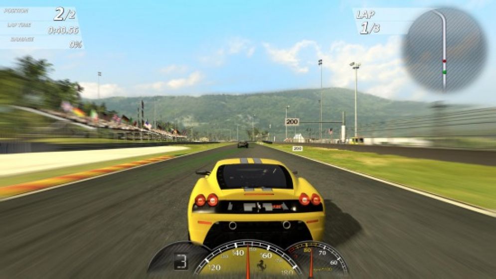 Screenshot ze hry Ferrari Virtual Race - Recenze-her.cz