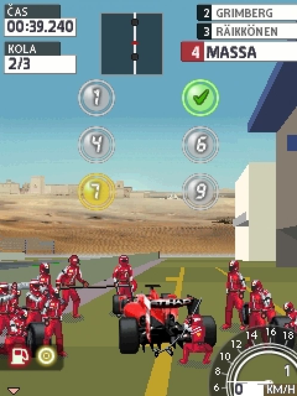 Screenshot ze hry Ferrari World Championship 2009 - Recenze-her.cz