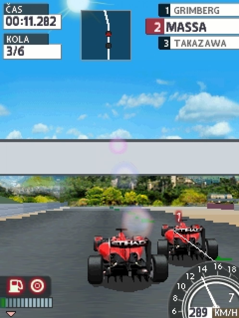 Screenshot ze hry Ferrari World Championship 2009 - Recenze-her.cz