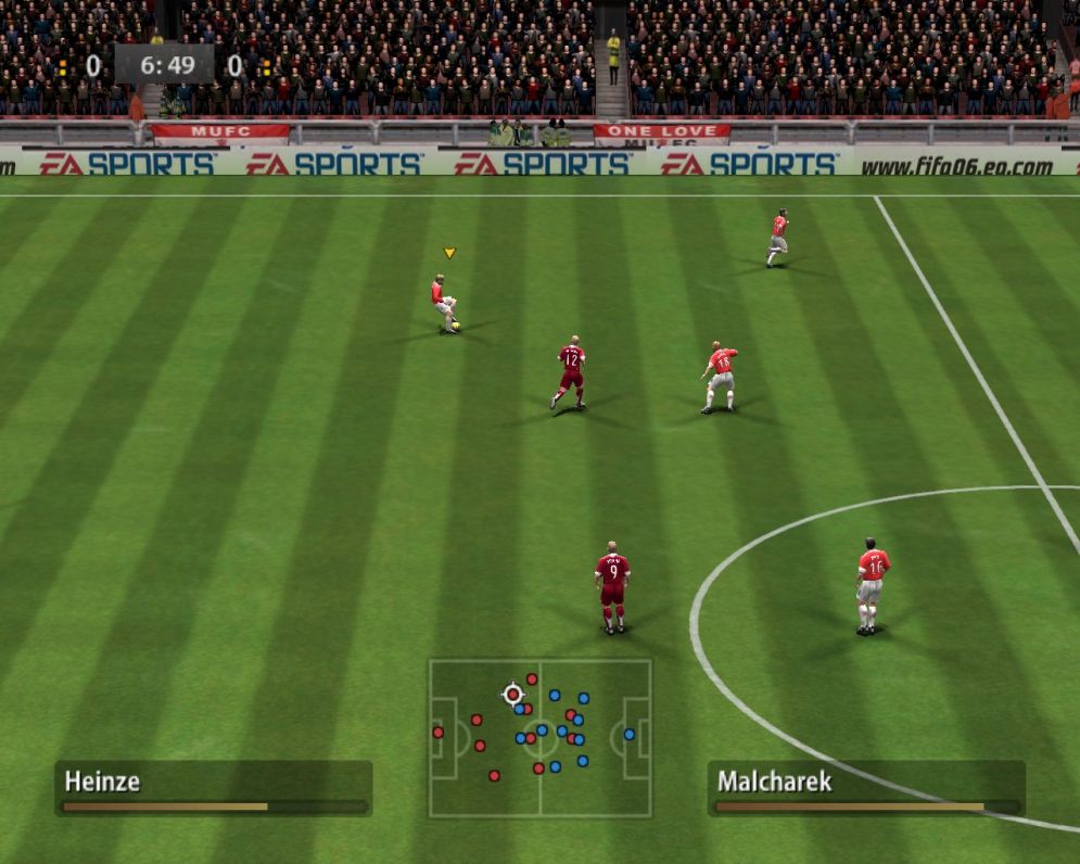 Screenshot ze hry FIFA 06 - Recenze-her.cz