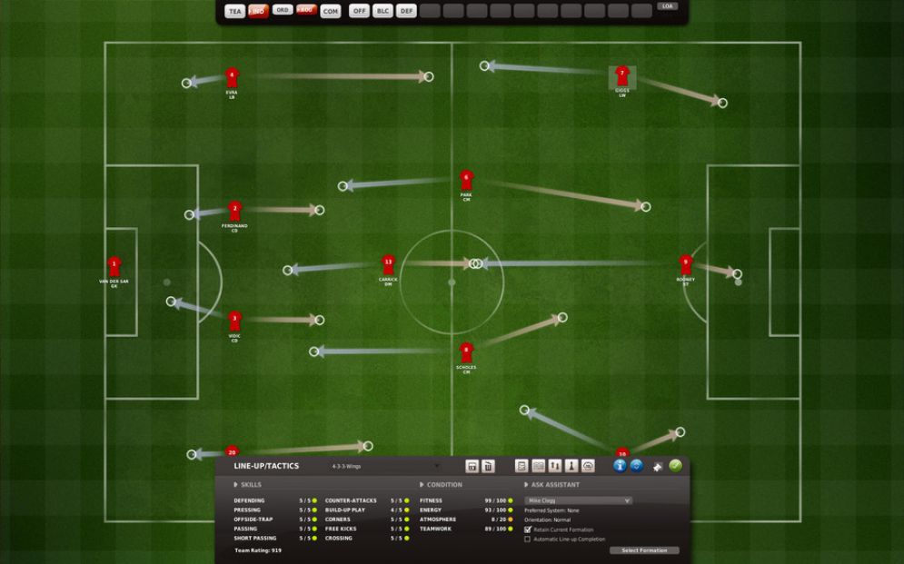 Screenshot ze hry FIFA Manager 2011 - Recenze-her.cz