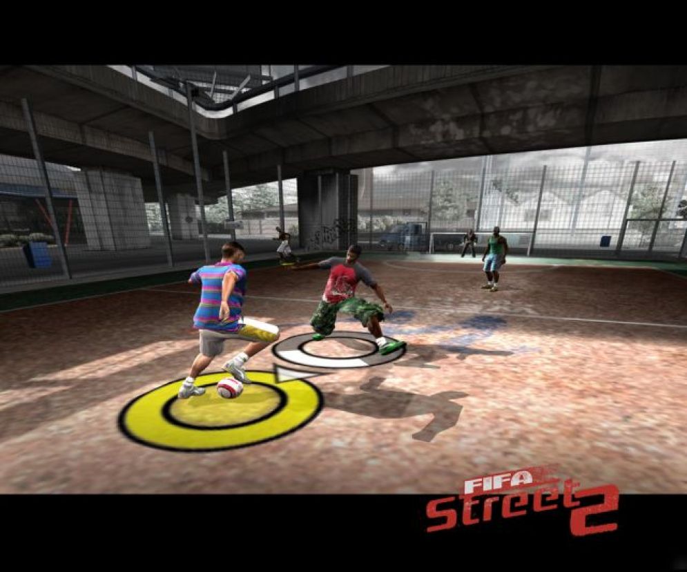 Screenshot ze hry FIFA Street 2 - Recenze-her.cz