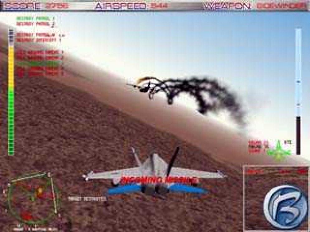 Screenshot ze hry Fighter Pilot - Recenze-her.cz