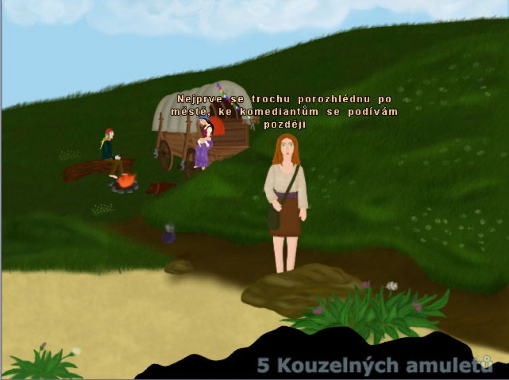 Screenshot ze hry Five magical amulets - Recenze-her.cz