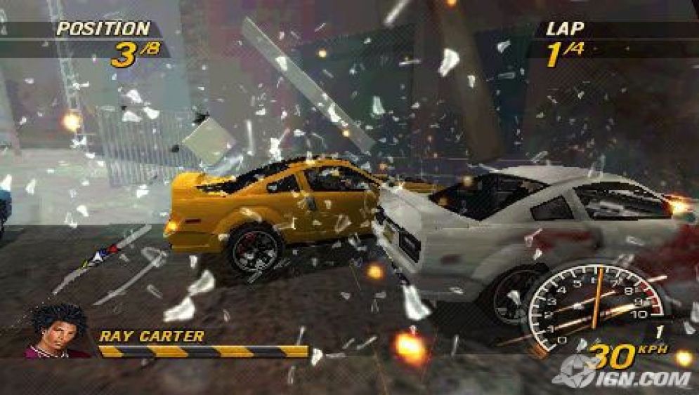 Screenshot ze hry FlatOut: Head On - Recenze-her.cz