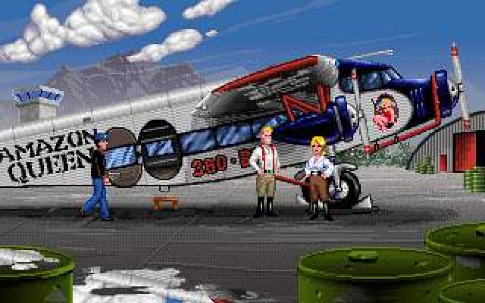 Screenshot ze hry Flight of the Amazon Queen - Recenze-her.cz