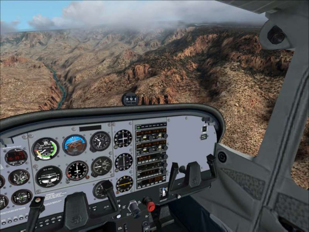 Screenshot ze hry Flight Simulator 2002 - Recenze-her.cz