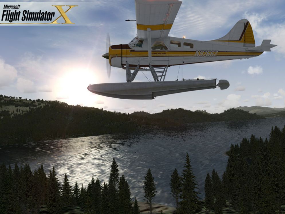 Screenshot ze hry Flight Simulator X - Recenze-her.cz