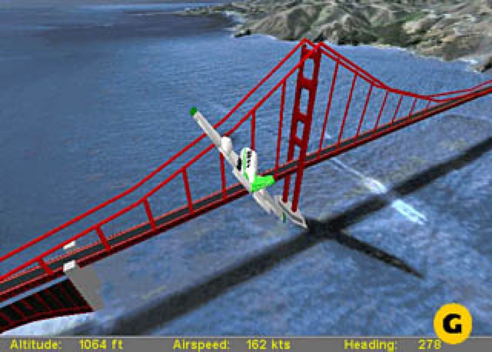 Screenshot ze hry Flight Unlimited 2 - Recenze-her.cz