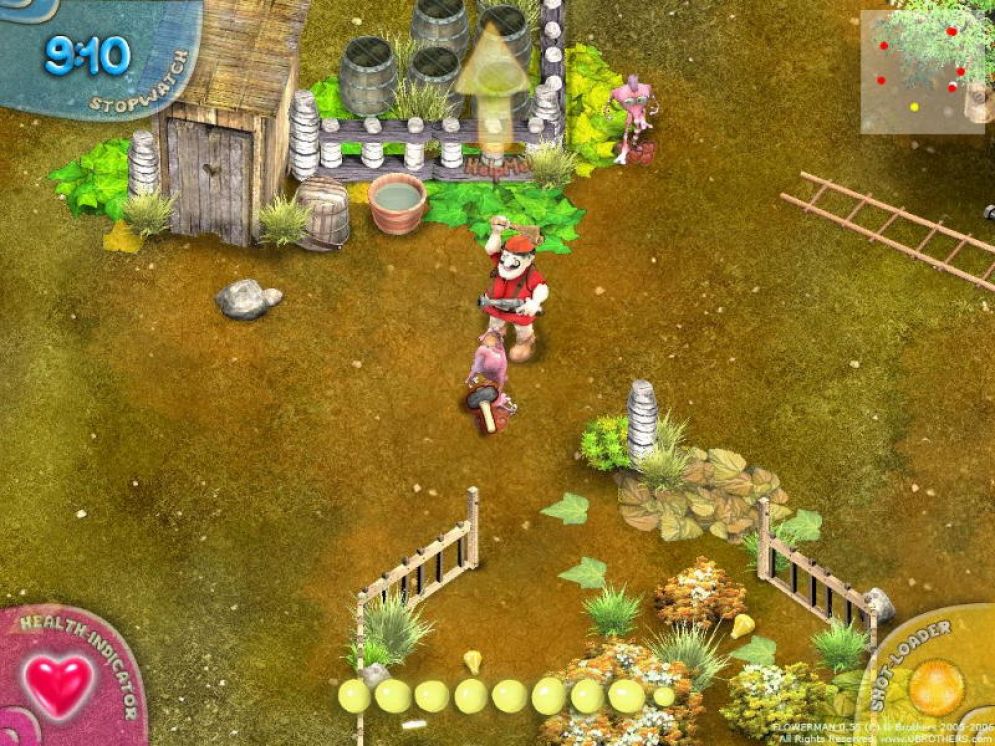 Screenshot ze hry FlowerMan - Recenze-her.cz