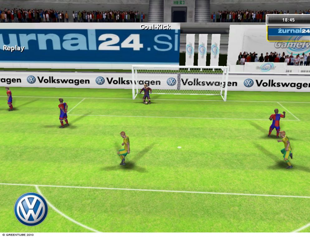 Screenshot ze hry Football Challenge 2010 - Recenze-her.cz