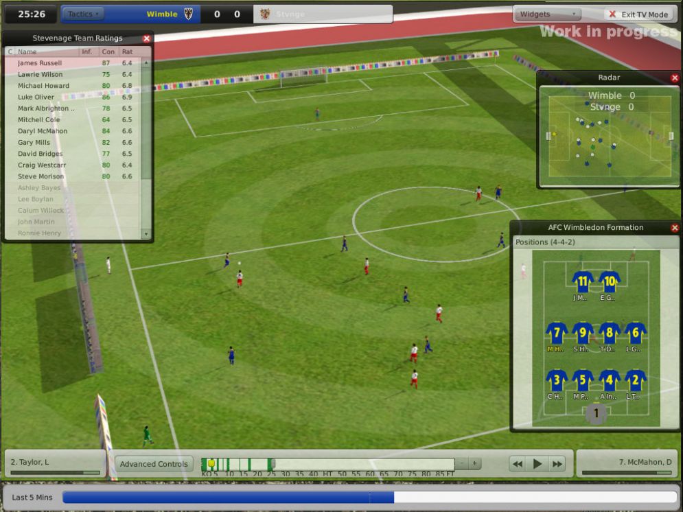Screenshot ze hry Football Manager 2009 - Recenze-her.cz