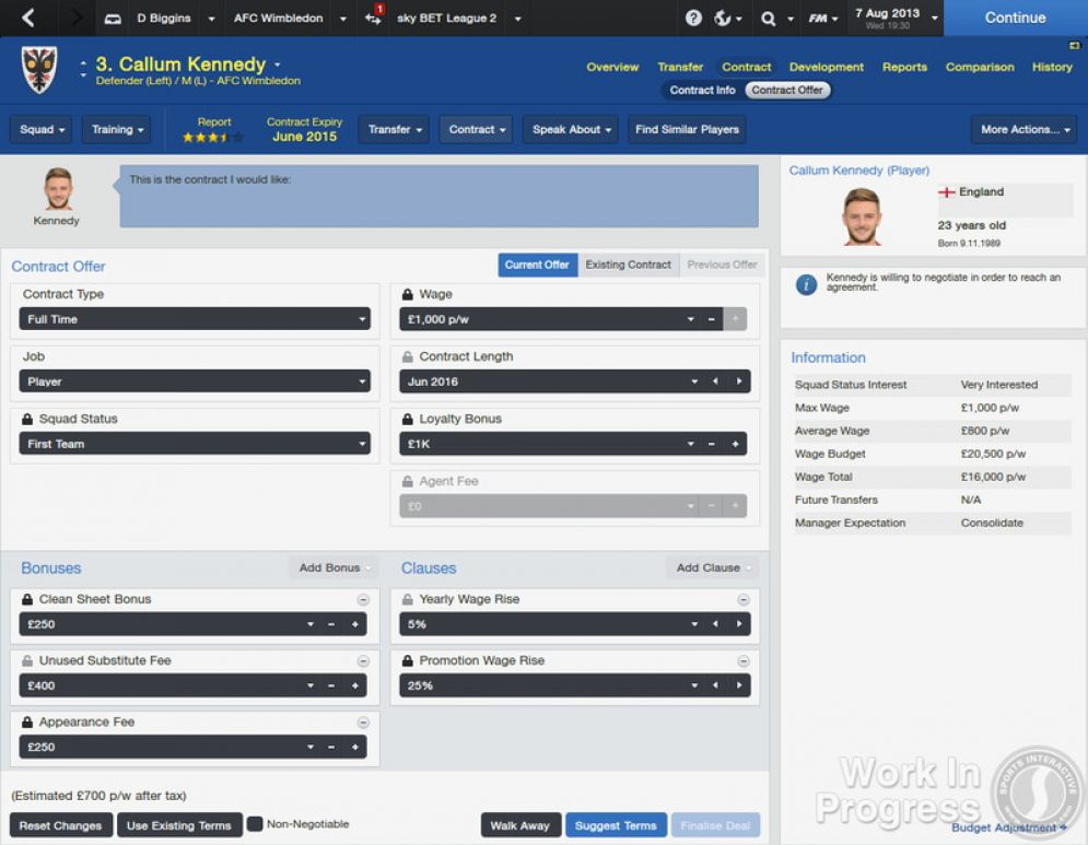Screenshot ze hry Football Manager 2014 - Recenze-her.cz