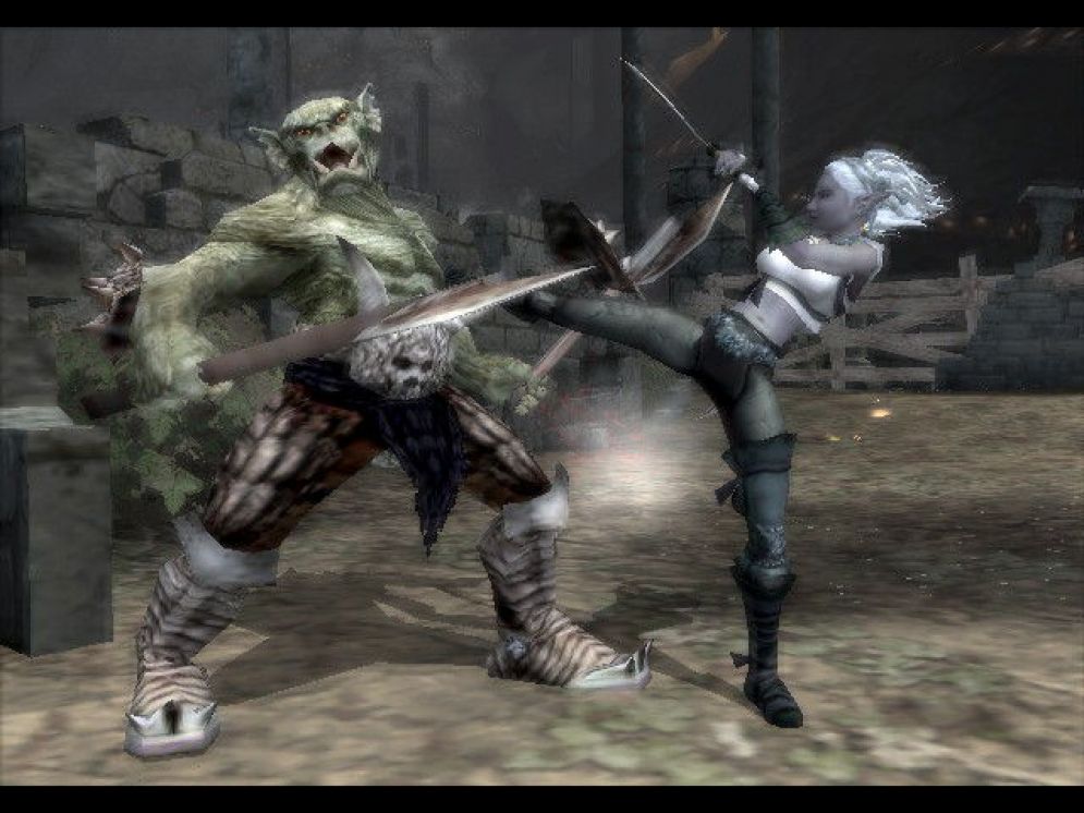 Screenshot ze hry Forgotten Realms: Demon Stone  - Recenze-her.cz