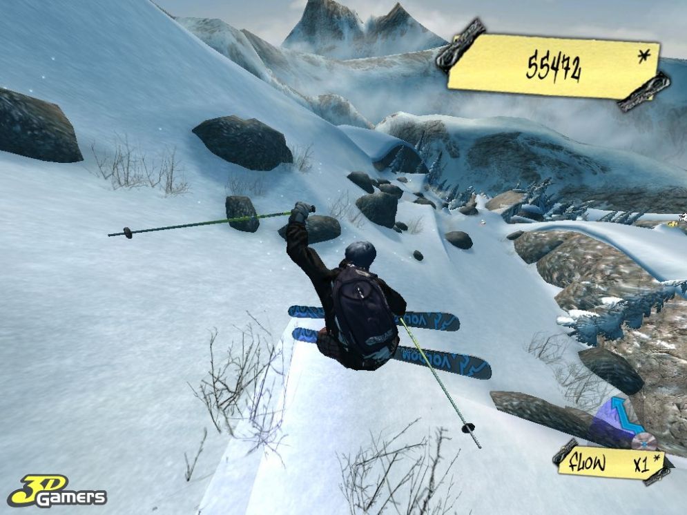 Screenshot ze hry Freak Out: Extreme Freeride - Recenze-her.cz